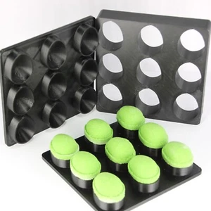 Mini Eggs Tray (X9) Bath Bomb Mold, DIY original BathBombs Set 3D Printed Kit - Picture 1 of 10