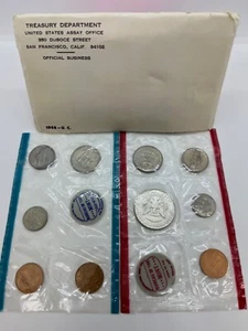 1968 US Treasury Denver & S Mint 10 Coin Set Q1 - Picture 1 of 2