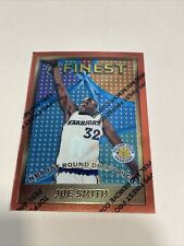 Joe Smith 1996 Topps Finest Rookie Card #111. Unpeeled Coating. Golden State 