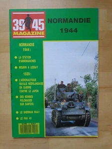 39 45 Magazine N° 42 NORMANDIE 1944 Arromanches Lessay Sherman Pak 40 - Bild 1 von 1