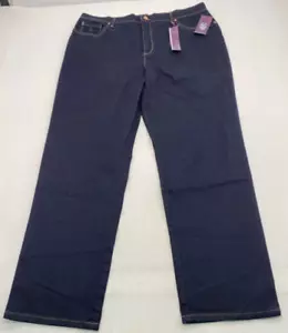 Jeans donna Gloria Vanderbilt Amanda 16 (35x29,5) corto blu denim elasticizzato 3254 - Foto 1 di 9