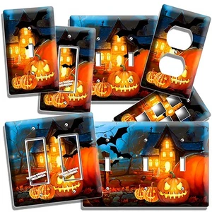 HALLOWEEN SCARY GHOST CALABAZAS INTERRUPTOR DE LUZ SALIDA DE PARED DECORACIÓN DE HABITACIÓN - Imagen 1 de 29