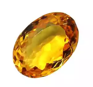 Natural Certified 620 Ct Brazilian Yellow Citrine Oval Cut Loose Gemstone - Picture 1 of 6