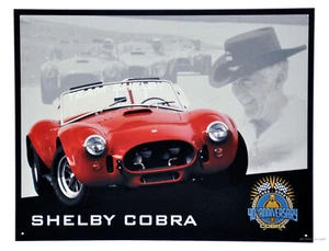 Cartel Shelby Cobra 30 x 40 grande vintage coche estadounidense americano clásico *402 - Imagen 1 de 4