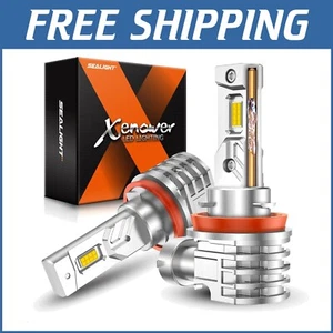 H11 LED Fog Light Bulbs - 16000 Lumens 6000K Xenon White for Superior Visibility - Picture 1 of 9