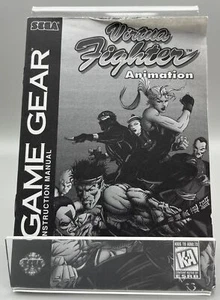 Virtua Fighter Animation (Sega Game Gear, 1996) SOLO MANUAL - Imagen 1 de 2