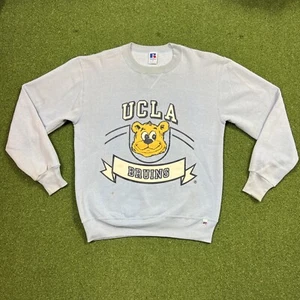 1990 Vintage Russell Athletic UCLA Bear Crewneck Made In USA Size Medium - Picture 1 of 14