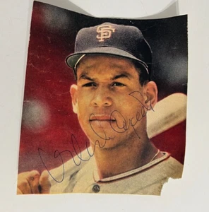 ORLANDO CEPEDA ~ Signed/Auto 4"x4.25" Magazine Photo SF Giants ~ Wrinkled No COA - Picture 1 of 9