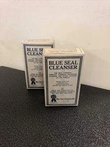 Vintage Antique Soap Advertising BLUE SEAL CLEANSER New York USA RARE - Picture 1 of 10