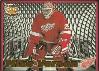1997-98 Pacific In The Cage Laser Cuts #8 Mike Vernon (1:145)! - Image 1 of 2