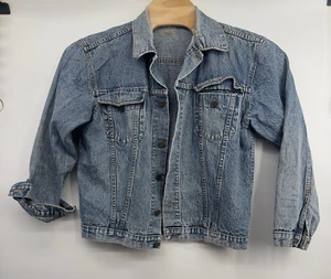 VTG 90s Pepe Blue Jean Denim Jacket M Stone Acid Wash 100% Cotton - Picture 1 of 9