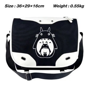 MY NEIGHBOUR TOTORO Long Strap Shoulder Bag Men's Messenger School Bag Crossbody - Picture 1 of 18