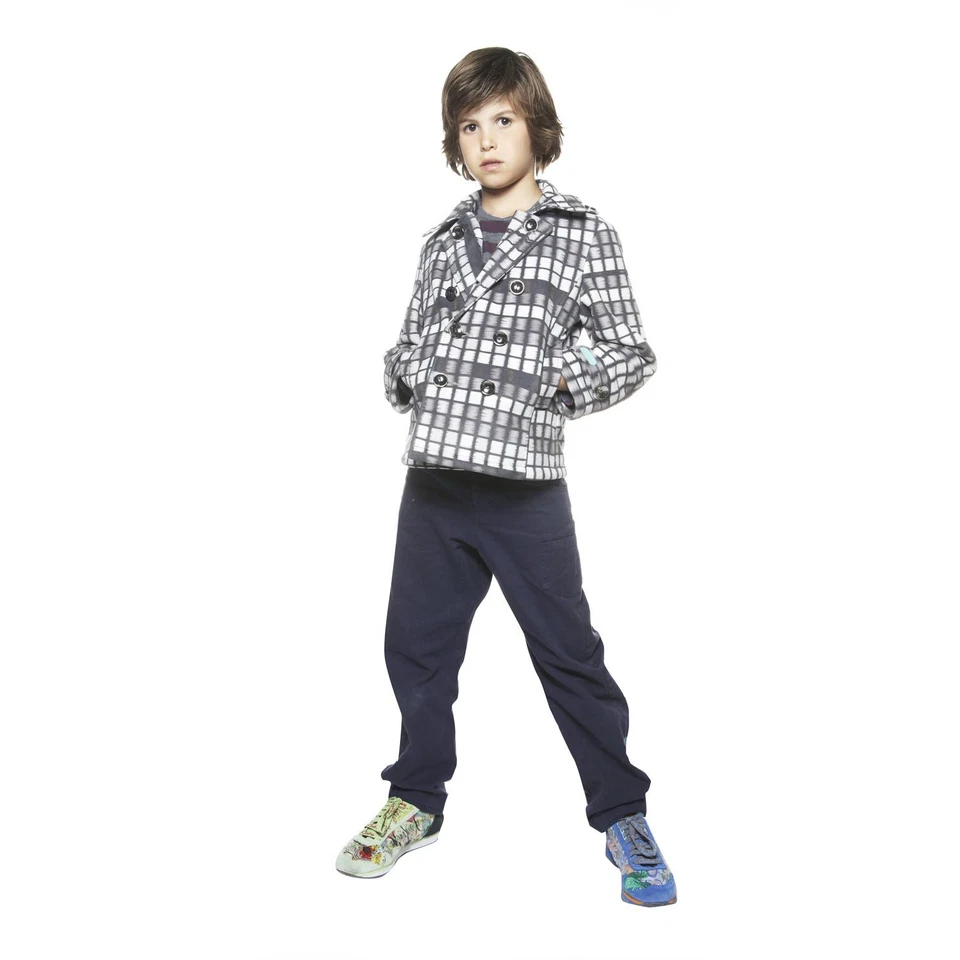 CUSTO BARCELONA Boy's Troisquart Grey Jacket 4 6 8 10 12 14 $223 NWT - Image 1 of 1