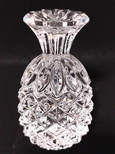 Waterford klare Kristall Ananas Diamantschliff facettierte Briefbeschwerer Figur 4" - Bild 1 von 10
