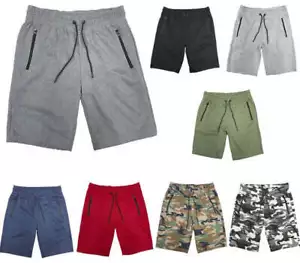 MEN'S COTTON BLEND LOUNGE SWEAT SHORTS-6 COLORS - Picture 1 of 17