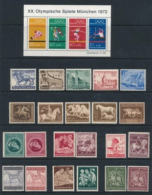 GERMANY ALL MINT SEMIS *MNH & MH* INCL B119 MNH CV $21 ALONE - Image 1 of 4