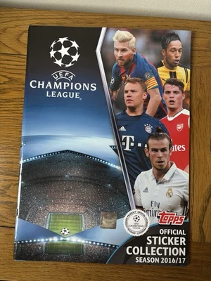 Topps Champions League 2016/17 Empty Sticker Album Inc Sticker Sheet - Image 1 of 4