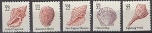 SC# 2117-21 - 1985 22¢ Seashells - Mint NH Sey of 5 Stamps - Picture 1 of 1