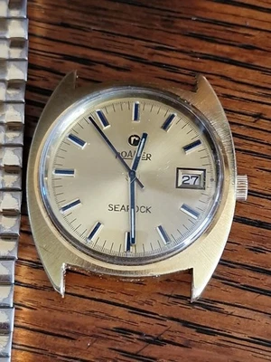 Roamer Searock Gold Plated Vintage Wristwatch 802.2210.322 Running - Image 1 of 4