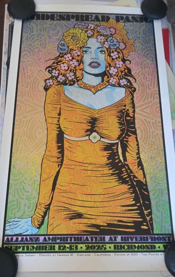 Póster Chuck Sperry Widespread Panic Richmond Virginia 2025 Le600 Foto 1 de 1