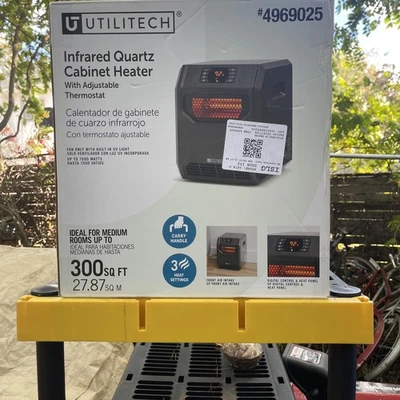 Utilitech Infrared, Courts Cabinet Heater ￼ - Image 1 of 4