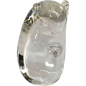 1971 Vintage American Katherine de Sousa for Steuben Glass Chipmunk Figurine - Picture 1 of 9