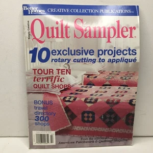 Better Homes Quilt Sampler Quilt Magazine 10 Projects July 2002 Modern Designs - Picture 1 of 13