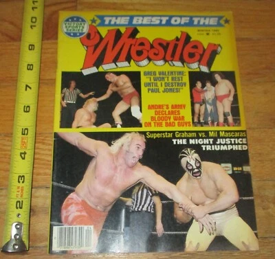 1980 Best of Wrestler Wrestling Magazine Andre Giant  WWF WWE NWA AWA Bruno - Image 1 of 4