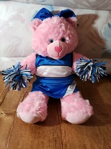 BUILD A BEAR WORKSHOP Plüsch rosa Cheerleader Bommel Stofftier Teddy 17 Zoll - Bild 1 von 4