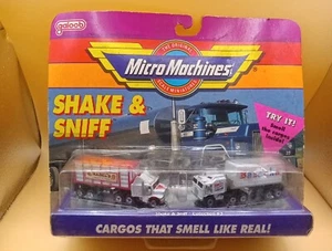Sealed Galoob Micro Machines Shake and Sniff Semi Trucks 1991 Collection #3 - Picture 1 of 20