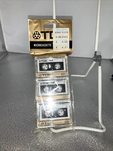 Microcassettes TDK 3-PK MC60 en blanco D-MC60U3  - Imagen 1 de 2