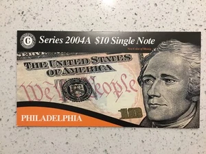 series 2004A $10 single note PHILADELPHIA GC00000841A - Picture 1 of 2