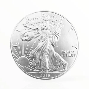 2016 American Silver Eagle Coin Silver Bullion One Dollar Liberty Eagle Design - Picture 1 of 18