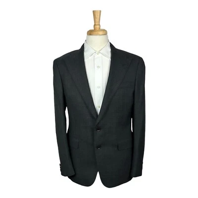 Blazer RRL Current Ralph Lauren Gris Carbón Ojo de Pájaro Lana Pura Talla 42R Nuevo sin Etiquetas Foto 1 de 4