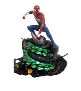 Action Figure Spiderman Iron Spider 24cm Fan Art Statua PVC Supereroi 🔥 - Foto 1 di 3