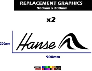 Calcomanía/vinilo para yates/barcos/veleros Hanse - Imagen 1 de 3