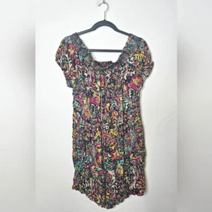 Anthropologie Schulterfrei Strampler Overall Bunt Stretchig Damen Large - Bild 1 von 5