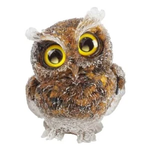 Owl Figurines Home Decor, Crystals Stones Resin Animal Statue Home Tiger's Eye - Picture 1 of 6