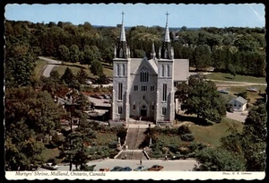 National Shrine of the North American Martyrs Midland Ontario Canada Postcard - Picture 1 of 2