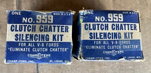 Lot 2 No. 959 Clutch Chatter Silencing Kit for V-8 Fords by Champs Items - Picture 1 of 6