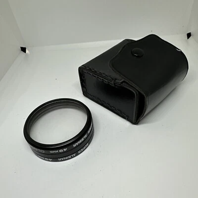 3 SUPER ALBINAR 49mm CAMERA CLOSE-UP LENS FILTERS:+1,+2,+3, IN ONE CASE - JAPAN - Image 1 of 2