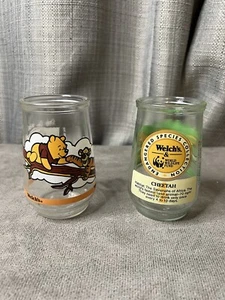 Disney Poohs Grand Adventure Welchs Jelly Juice Bicchieri Tigro Pooh Zoo Lotto di 2 - Foto 1 di 7