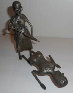 Antique Vintage DOCTOR Metal Art Sculpture Decorative General Practitioner Rare - Picture 1 of 9