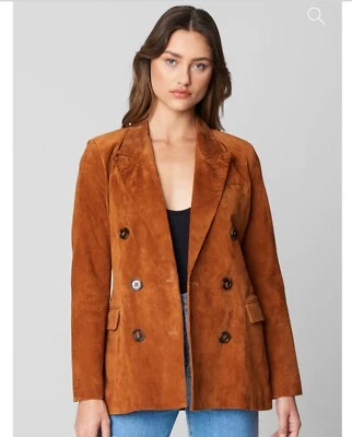 BLANKNYC Leather Swede MEDIUM TAN BOHO WOMEN CASUAL JACKET NEW W/O TAGS - Image 1 of 4