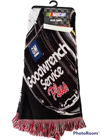 DALE EARNHARDT SR #3 NASCAR  ACRYLIC TAPESTRY. THE INTIMIDATOR. 48"X60" blanket Cover