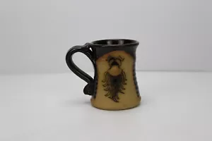 Taza de café cara fea de gres esmaltado 3D cerámica artística de estudio vintage - Imagen 1 de 6