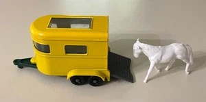 MATCHBOX Lesney No. Vintage Remolque para ponis 43 diecast con White Horse EC! - Imagen 1 de 6