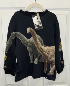 Molo x Jurassic World Rube Bite Of Time Dinosaur Dino LS Tee T Shirt 110 5 - Picture 1 of 11