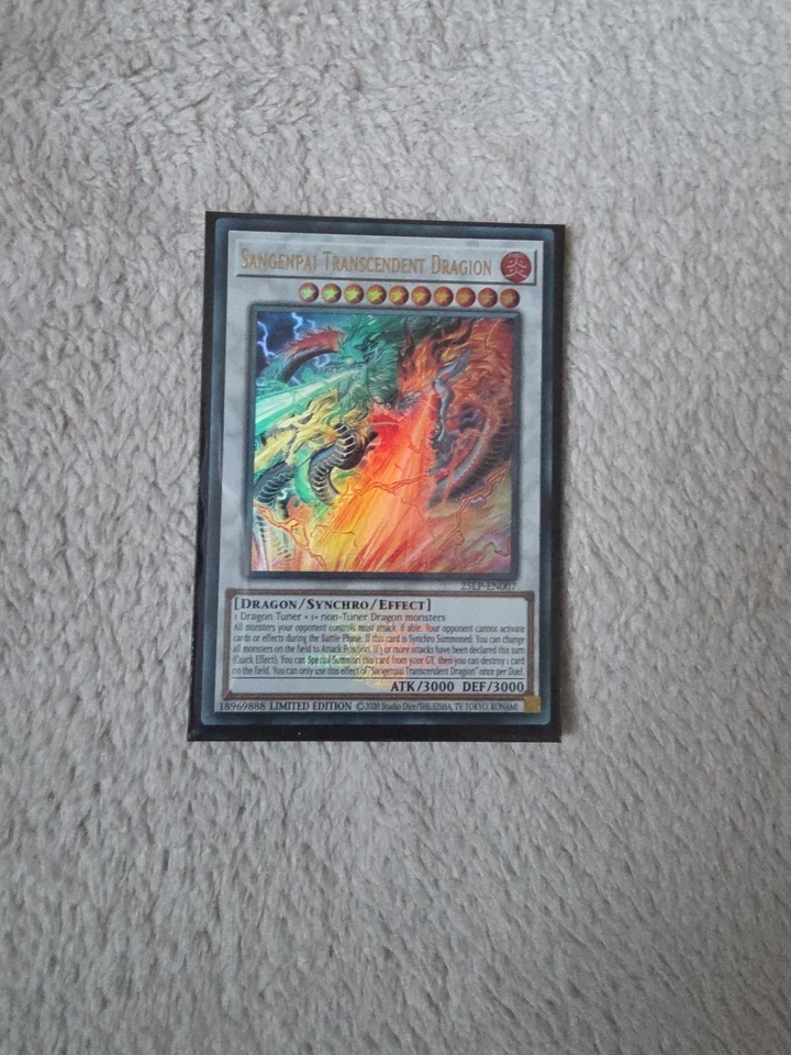 Yugioh Sangenpai Transcendent Dragion 25LP-EN007 Ultra Rare with Stamp NM - Bild 1 von 1