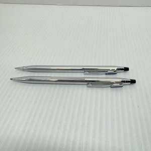 Columbia Gulf Transmission Co Cross Pen & Pencil Set Employee Gift Silver Tone - Picture 1 of 3